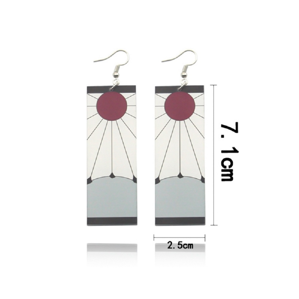 Bông Tai Xỏ Lỗ Tanjiro Kamado - Kimetsu No Yaiba - Phiên Bản Truyện Tranh - Anime Kimetsu