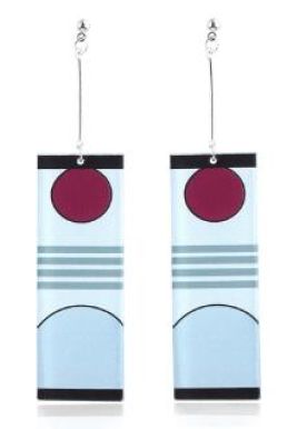 Cặp Bông Tai Kẹp Vành Chuẩn Trong Anime- Hóa Trang Nhân Vật Kimetsu No Yaiba Tanjirou Kamado - Không Cần Xỏ Khuyên Vẫn Đeo Được