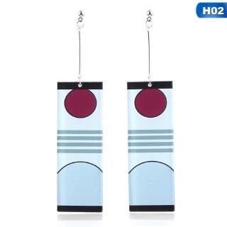 Cặp Bông Tai Kẹp Vành Chuẩn Trong Anime- Hóa Trang Nhân Vật Kimetsu No Yaiba Tanjirou Kamado - Không Cần Xỏ Khuyên Vẫn Đeo Được