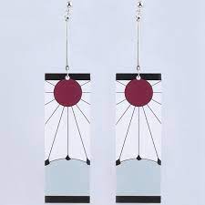 Cặp Bông Tai Kẹp Vành Chuẩn Trong Anime- Hóa Trang Nhân Vật Kimetsu No Yaiba Tanjirou Kamado - Không Cần Xỏ Khuyên Vẫn Đeo Được