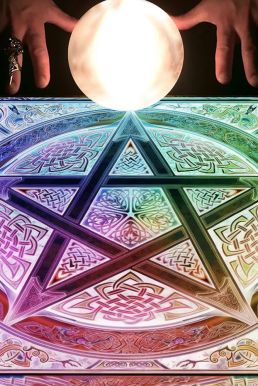 Thảm Trải Bài Fiber Cây Sự Sống Celtic 50*50Cm - Dùng Bói Bài Tarot - Bói Bài Sakura