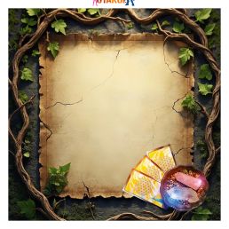 Thảm Trải Bài Fiber Fairy Forest 75*75Cm - Dùng Bói Bài Tarot - Bói Bài Sakura