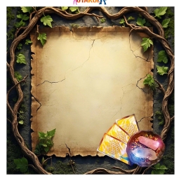 Thảm Trải Bài Fiber Fairy Forest 75*75Cm - Dùng Bói Bài Tarot - Bói Bài Sakura