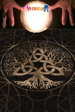 Thảm Trải Bài Fiber Mặt Trăng Ôm Mặt Trời 75*75Cm - Dùng Bói Bài Tarot - Bói Bài Sakura