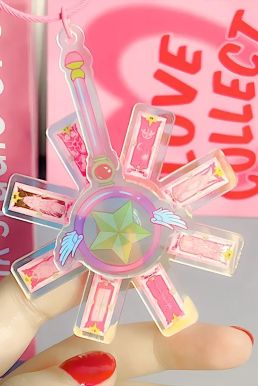 Gậy Sakura Ngôi Sao Xoay Bài Mini 8,6Cm - Móc Khoá Ngôi Sao Sakura