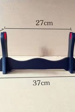 Giá Đỡ Kiếm Để Bàn Gỗ MDF Lót Nhung Đỏ 4 Tầng