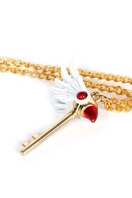 Dây Chuyền Trúc Bi Chìa Khóa Gậy Mỏ Chim Sakura