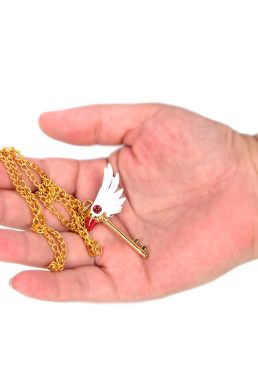 Dây Chuyền Trúc Bi Chìa Khóa Gậy Mỏ Chim Sakura