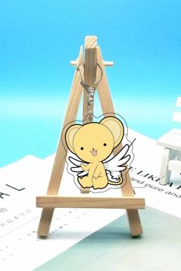 Móc Khóa Cardcaptor Sakura Chibi Hồng - Kỷ Vật Phép Thuật Trong Tầm Tay