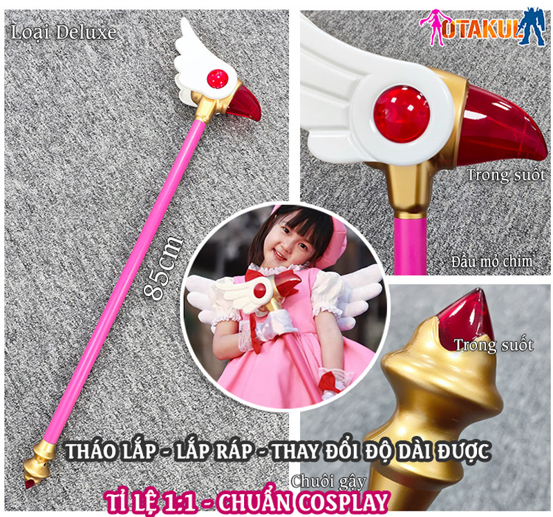 Gậy Sakura Mỏ Chim Trong Xịn 85Cm