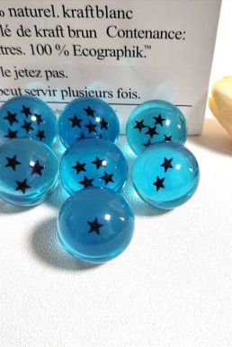 Bộ 7 Viên Ngọc Rồng 4,3Cm Xanh (Có Hộp) - Dragon Ball