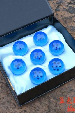 Bộ 7 Viên Ngọc Rồng 4,3Cm Xanh (Có Hộp) - Dragon Ball