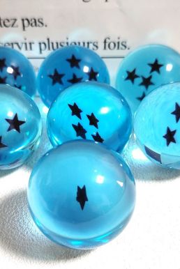 Bộ 7 Viên Ngọc Rồng 4,3Cm Xanh (Không Hộp) - Dragon Ball