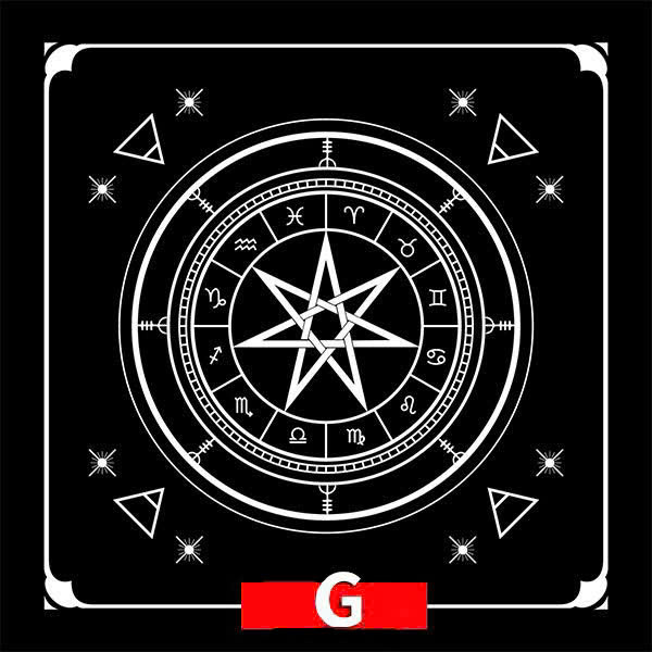 Thảm Trải Bài Giá Rẻ - Chất Liệu Vải Không Dệt - Welcome To Tarot World 50*50Cm - Dùng Bói Bài Tarot - Bói Bài Sakura