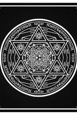 Thảm Trải Bài Giá Rẻ - Chất Liệu Vải Không Dệt - Ngôi Sao Vô Cực 50*50Cm - Dùng Bói Bài Tarot - Bói Bài Sakura