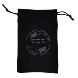 Túi Đựng Bài Tarot Đen Nhung Mịn Màng - Bàn Tay Vô Cực