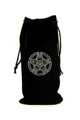 Túi Đựng Bài Tarot Đen Nhung Mịn Màng - Bàn Tay Vô Cực