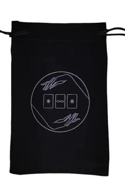 Túi Đựng Bài Tarot Đen Nhung Mịn Màng - Ngôi Sao Vô Cực