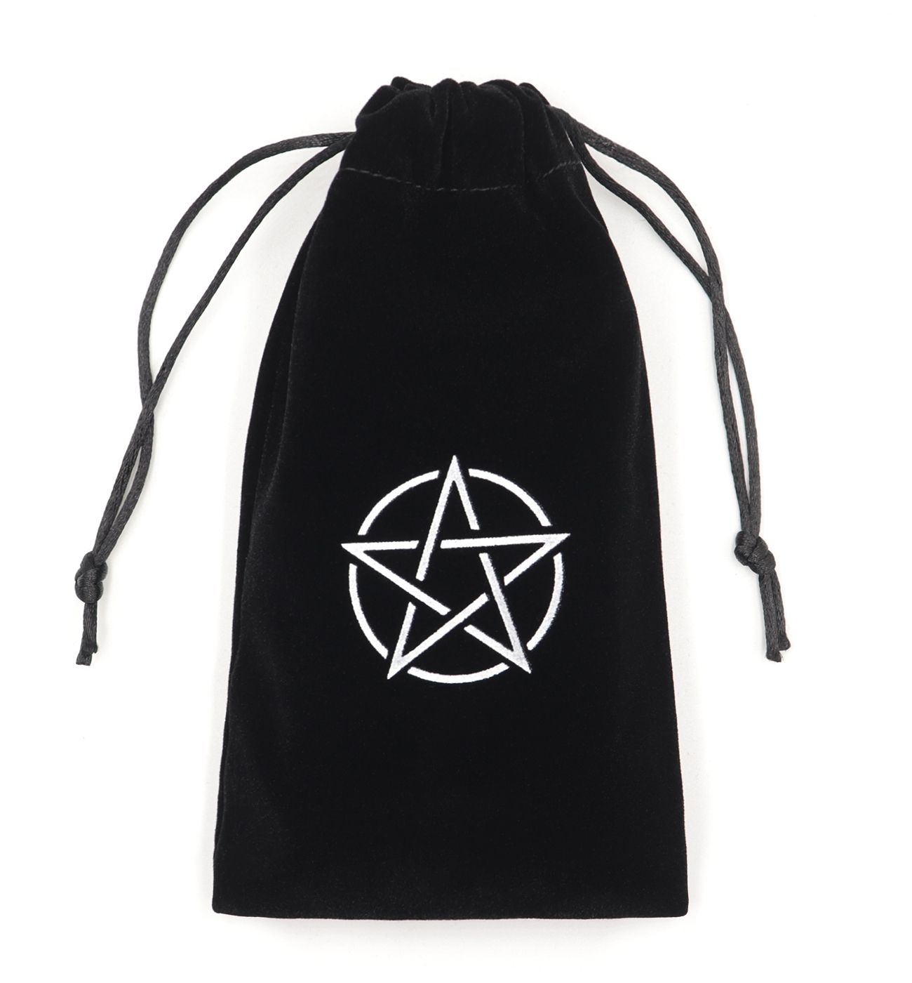 Túi Đựng Bài Tarot Đen Nhung Mịn Màng - Ngôi Sao 12 Cung