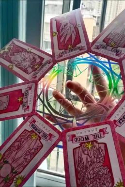 Vòng Tròn Ma Thuật Sakura - Đĩa Xoay Bài Sakura - Bảng Xoay Ma Thuật Sakura - Size 20Cm - Dạ Quang