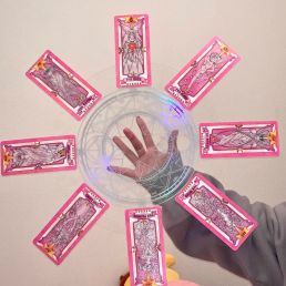 Vòng Tròn Ma Thuật Sakura - Đĩa Xoay Bài Sakura - Bảng Xoay Ma Thuật Sakura - Size 25Cm - Dạ Quang