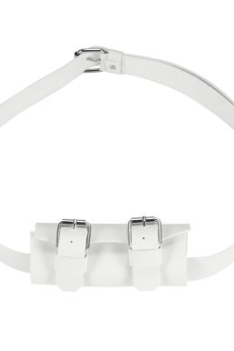 Thắt Lưng Đeo Kiếm - Đai Da Đeo Kiếm - Thắt Lưng Gắn Bao Kiếm - Loại 1 Kiếm Cao Cấp Màu Trắng (Dây Rút)