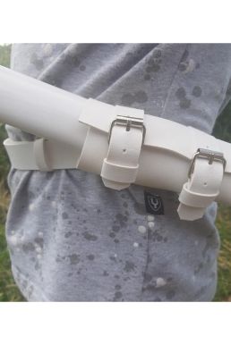 Thắt Lưng Đeo Kiếm - Đai Da Đeo Kiếm - Thắt Lưng Gắn Bao Kiếm - Loại 1 Kiếm Cao Cấp Màu Trắng (Dây Rút)