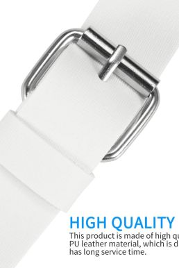 Thắt Lưng Đeo Kiếm - Đai Da Đeo Kiếm - Thắt Lưng Gắn Bao Kiếm - Loại 1 Kiếm Cao Cấp Màu Trắng (Dây Rút)