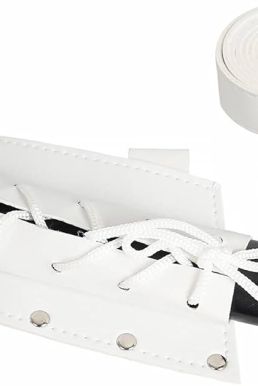 Thắt Lưng Đeo Kiếm - Đai Da Đeo Kiếm - Thắt Lưng Gắn Bao Kiếm - Loại 1 Kiếm Cao Cấp Màu Trắng (Dây Rút)