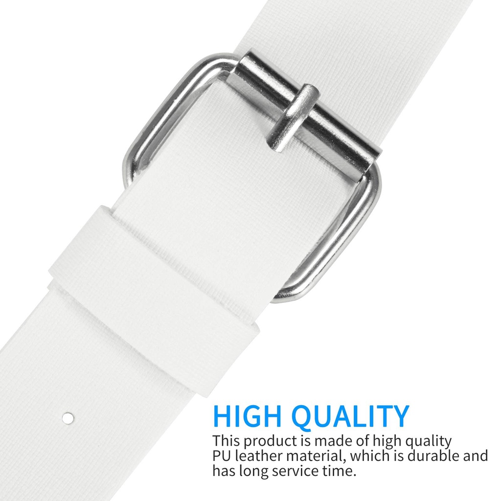 Thắt Lưng Đeo Kiếm - Đai Da Đeo Kiếm - Thắt Lưng Gắn Bao Kiếm - Loại 1 Kiếm Cao Cấp Màu Trắng (Dây Rút)