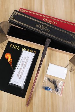 Đũa Phép Harry Potter Phóng Lửa Điện Kèm Sạc USB