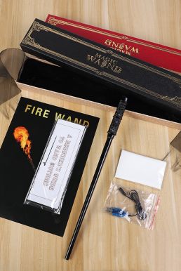 Đũa Phép Hermione Phóng Lửa Điện Kèm Sạc USB