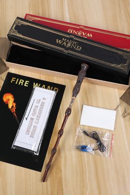 Đũa Phép Hermione Phóng Lửa Điện Kèm Sạc USB