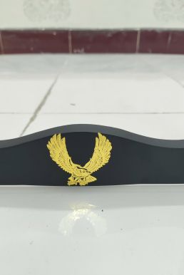 Giá Để Kiếm Gỗ Để Bàn Lót Nhung 3 Tầng Hình Đại Bàng Mạ Vàng