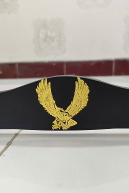 Giá Để Kiếm Gỗ Để Bàn Lót Nhung 4 Tầng Hình Đại Bàng Mạ Vàng