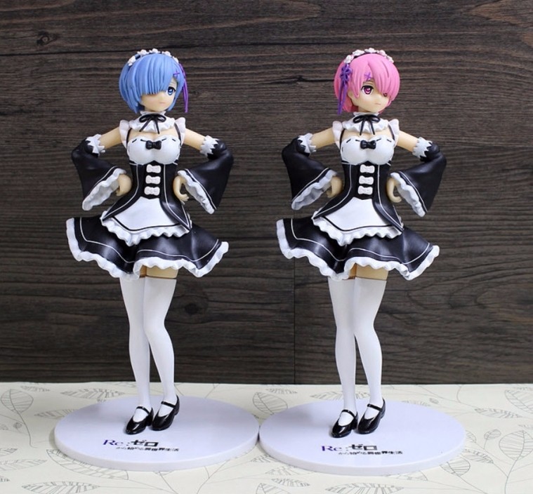 Mô Hình Ram (Tóc Hồng) (Re:zero)