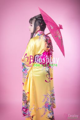 Kimono Vàng Phi Hoa