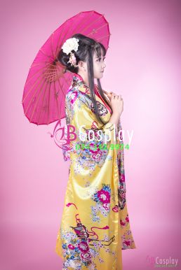Kimono Vàng Phi Hoa