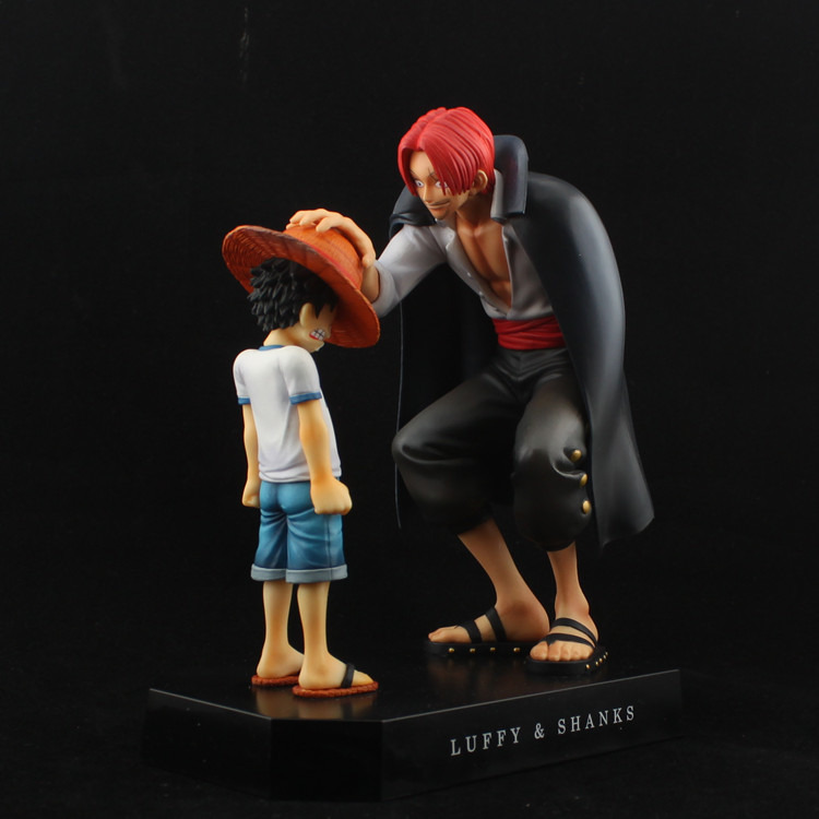 Mô Hình One Piece - Shank Tóc Đỏ + Luffy