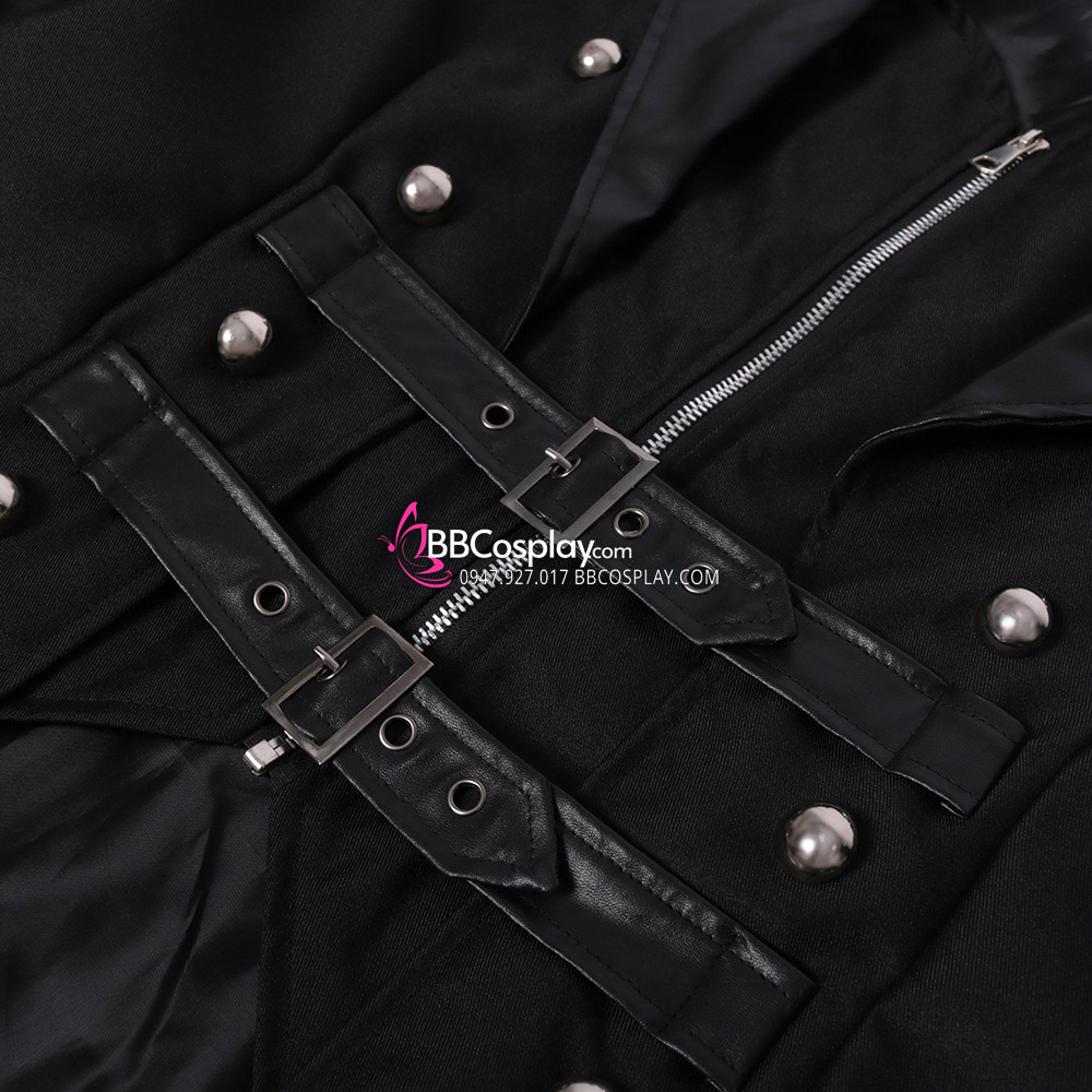 Vest Thợ Săn Bóng Đêm Dáng Dài Thế Kỉ XIV Phong Cách Steampunk