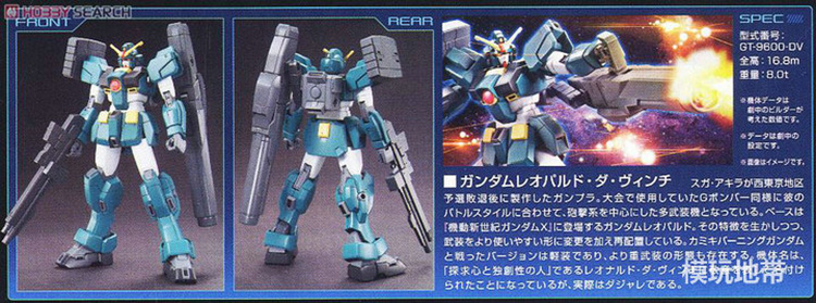 Mô Hình Gundam Leopard Da Vinci HG 1/144