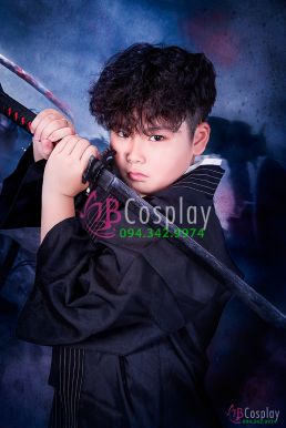 Trang Phục Samurai Cho Bé Trai - Màu Đen