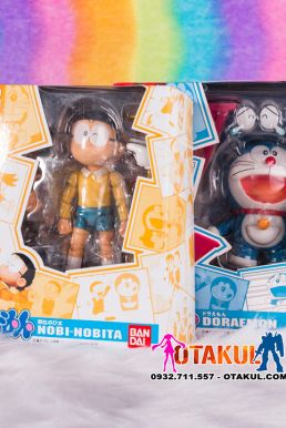 Mô Hình Figma Doraemon + Nobita - Cử Động Được