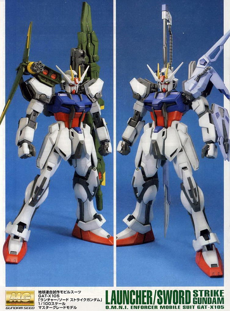 Mô Hình Gundam 010 Launcher-Sword Strike MG 1/100
