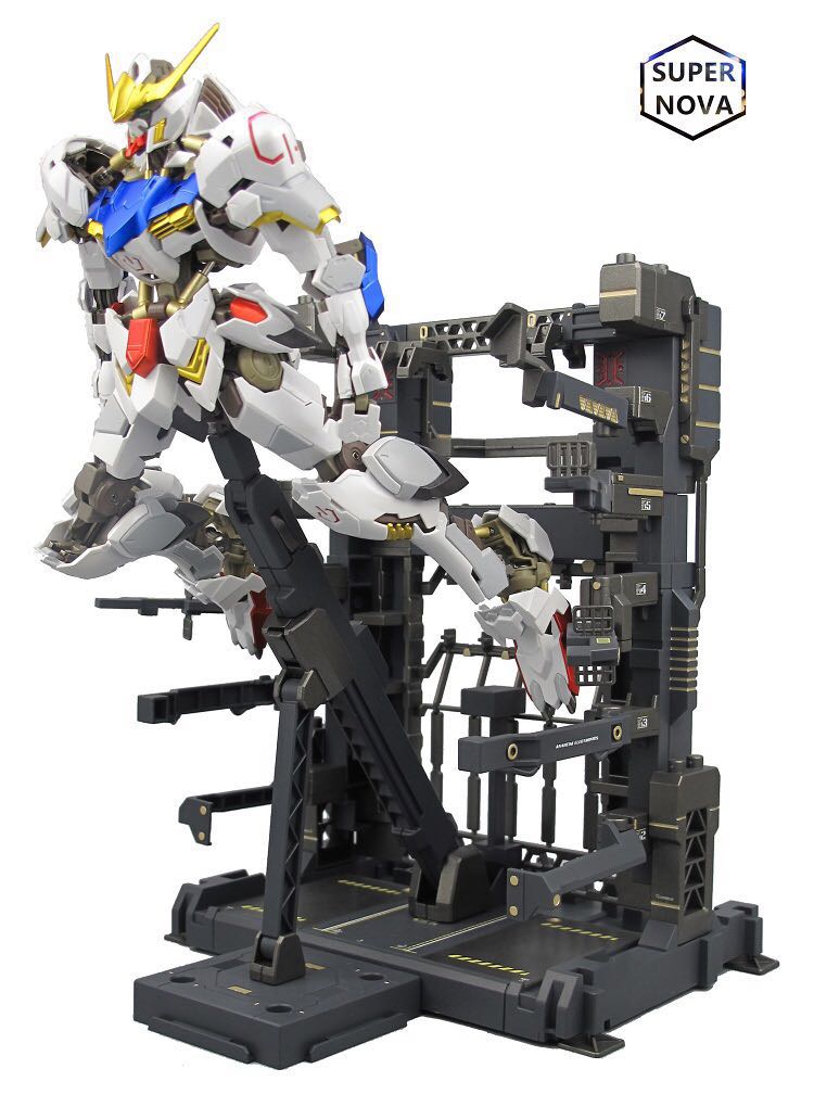 Phụ Kiện Gundam - MS Cage Base - Màu Đen