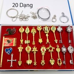 Bộ Chìa Khóa Tinh Linh Fairy Tail 20 Món