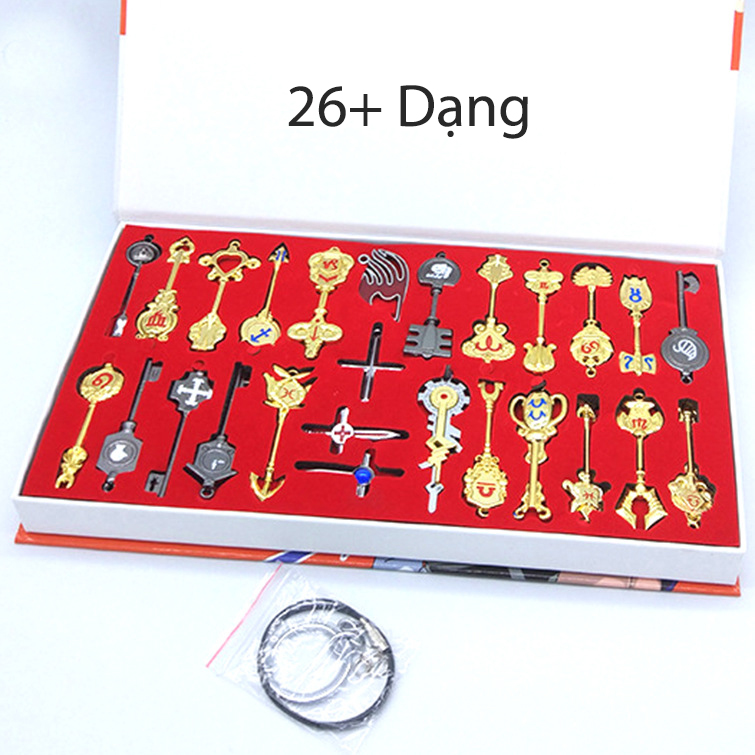 Bộ Chìa Khóa Tinh Linh Fairy Tail 20 Món