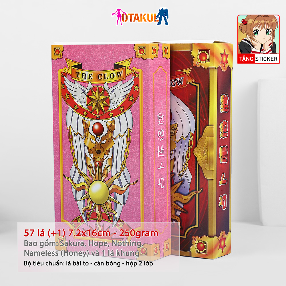 Bộ Bài The Clow Tiêu Chuẩn 57 Lá To - Cardcaptor Sakura