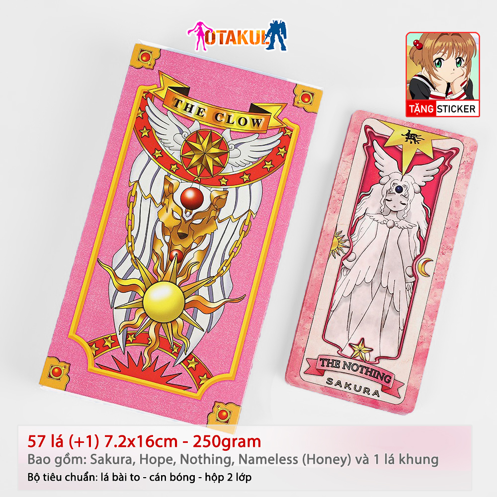 Bộ Bài The Clow Tiêu Chuẩn 57 Lá To - Cardcaptor Sakura