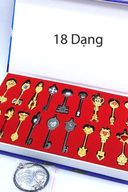 Bộ Chìa Khóa Tinh Linh Fairy Tail 12 Chìa Lớn 8.5Cm